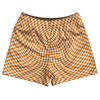 Warped Checkerboard Rugby Shorts Made In USA by Tribe Lacrosse