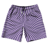 Warped Checkerboard 10" Swim Shorts Made in USA by Tribe Lacrosse