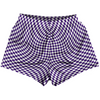 Warped Checkerboard Womens & Girls Sport Shorts End Made In USA by Tribe Lacrosse