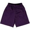 Warped Checkerboard Basketball Practice Shorts Made In USA by Tribe Lacrosse