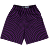 Warped Checkerboard Lacrosse Shorts Made In USA by Tribe Lacrosse
