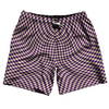 Warped Checkerboard Swim Shorts 7" Made in USA by Tribe Lacrosse