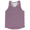 Warped Checkerboard Running Track Tops Made In USA by Tribe Lacrosse