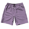 Warped Checkerboard 10" Swim Shorts Made in USA by Tribe Lacrosse