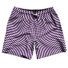 Warped Checkerboard Swim Shorts 7" Made in USA by Tribe Lacrosse