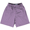 Warped Checkerboard Lacrosse Shorts Made In USA by Tribe Lacrosse