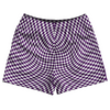 Warped Checkerboard Rugby Shorts Made In USA by Tribe Lacrosse