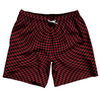 Warped Checkerboard Swim Shorts 7" Made in USA by Tribe Lacrosse