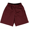 Warped Checkerboard Basketball Practice Shorts Made In USA by Tribe Lacrosse