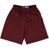 Warped Checkerboard Lacrosse Shorts Made In USA by Tribe Lacrosse