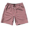 Warped Checkerboard 10" Swim Shorts Made in USA by Tribe Lacrosse