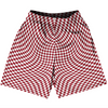 Warped Checkerboard Basketball Practice Shorts Made In USA by Tribe Lacrosse