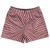 Warped Checkerboard Rugby Shorts Made In USA by Tribe Lacrosse