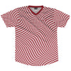 Warped Checkerboard Soccer Jersey Made In USA by Tribe Lacrosse