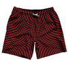 Warped Checkerboard Swim Shorts 7" Made in USA by Tribe Lacrosse