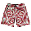 Warped Checkerboard 10" Swim Shorts Made in USA by Tribe Lacrosse