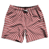Warped Checkerboard Swim Shorts 7" Made in USA by Tribe Lacrosse