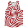 Warped Checkerboard Running Track Tops Made In USA by Tribe Lacrosse
