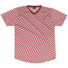 Warped Checkerboard Soccer Jersey Made In USA by Tribe Lacrosse