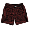 Warped Checkerboard Swim Shorts 7" Made in USA by Tribe Lacrosse