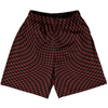 Warped Checkerboard Basketball Practice Shorts Made In USA by Tribe Lacrosse