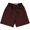 Warped Checkerboard Lacrosse Shorts Made In USA by Tribe Lacrosse