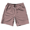 Warped Checkerboard 10" Swim Shorts Made in USA by Tribe Lacrosse