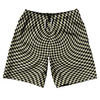 Warped Checkerboard 10" Swim Shorts Made in USA by Tribe Lacrosse