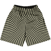 Warped Checkerboard Basketball Practice Shorts Made In USA by Tribe Lacrosse
