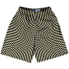Warped Checkerboard Lacrosse Shorts Made In USA by Tribe Lacrosse