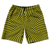Warped Checkerboard 10" Swim Shorts Made in USA by Tribe Lacrosse