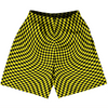 Warped Checkerboard Basketball Practice Shorts Made In USA by Tribe Lacrosse