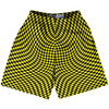Warped Checkerboard Lacrosse Shorts Made In USA by Tribe Lacrosse