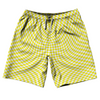 Warped Checkerboard 10" Swim Shorts Made in USA by Tribe Lacrosse
