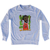 We Goin Sizzler White Men Basketball Adult Tri-Blend Sweatshirt by Tribe Lacrosse