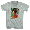 We Goin Sizzler White Men Basketball Adult Tri-Blend V-neck T-shirt by Tribe Lacrosse