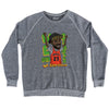 We Goin Sizzler White Men Basketball Adult Tri-Blend Sweatshirt by Tribe Lacrosse