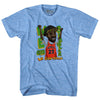 We Goin Sizzler White Men Basketball Adult Tri-Blend T-shirt by Tribe Lacrosse