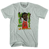 We Goin Sizzler White Men Basketball Adult Tri-Blend T-shirt by Tribe Lacrosse