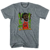 We Goin Sizzler White Men Basketball Adult Tri-Blend T-shirt by Tribe Lacrosse