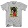 We Goin Sizzler White Men Basketball Adult Cotton T-shirt by Tribe Lacrosse