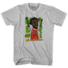 We Goin Sizzler White Men Basketball Adult Cotton T-shirt by Tribe Lacrosse