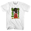 We Goin Sizzler White Men Basketball Adult Cotton T-shirt by Tribe Lacrosse