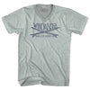 Windansea Surf Adult Tri-Blend V-neck T-shirt by Tribe Lacrosse