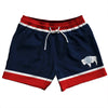 Wyoming US State Flag 5" Swim Shorts Made in USA by Tribe Lacrosse