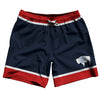 Wyoming US State Flag Swim Shorts 7" Made in USA by Tribe Lacrosse