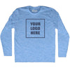 Your Logo Here Adult Tri-Blend Long Sleeve T-shirt by Tribe Lacrosse