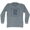 Your Logo Here Adult Tri-Blend Long Sleeve T-shirt by Tribe Lacrosse