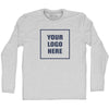 Your Logo Here Adult Cotton Long Sleeve T-shirt by Tribe Lacrosse