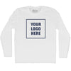 Your Logo Here Adult Cotton Long Sleeve T-shirt by Tribe Lacrosse